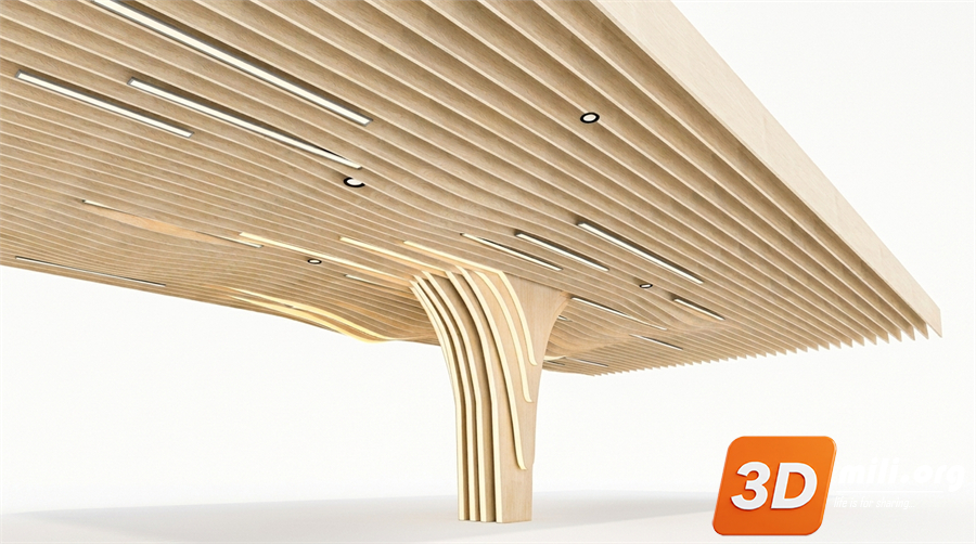 Ceiling Decoration Skp Files